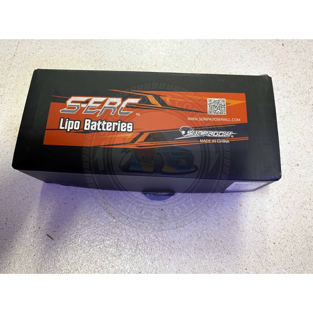 Pin HardCase SUNPADOW 2s 7.4V 5100mAh 70C