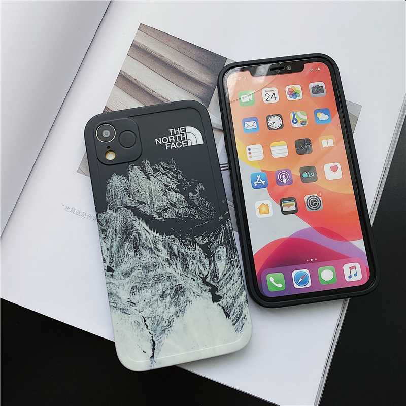 Ốp Điện Thoại Dẻo Họa Tiết Ngọn Núi Tuyết Cho iPhone 12 Pro MAX / 14 / X / XS / XR / XS MAX / 11 / 11 Pro MAX /