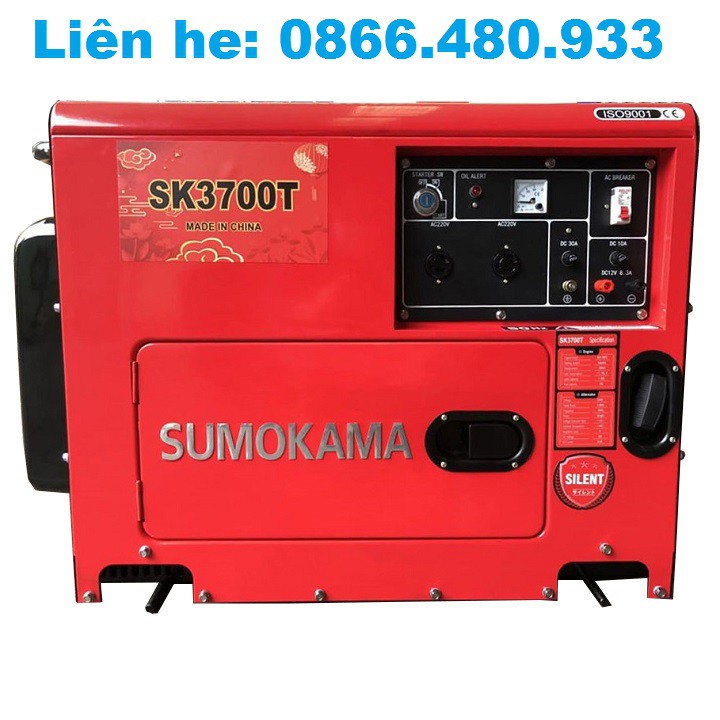 Máy Phát Điện Chạy Dầu 3Kw Sumokama SK3700T