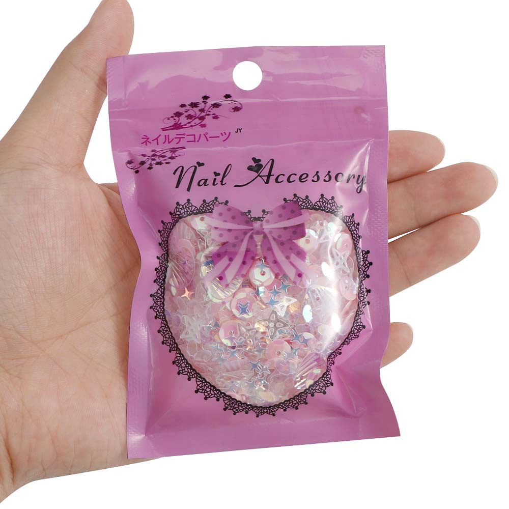 [Hàng mới về] Hộp 15g phụ kiện trang trí móng tay hỗn hợp xinh xắn