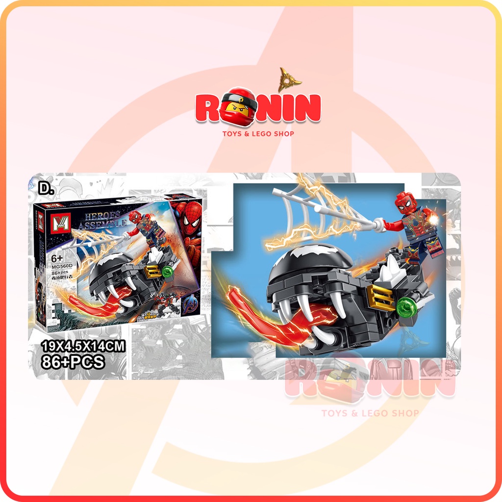 Bộ Đồ Chơi Lắp Ráp Lego Venom Vs Spider-man : Venom Ký Sinh Người Nhện