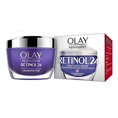 Kem Dưỡng Đêm Olay Ngừa Lão Hóa Chiết Xuất Retinol 24 50g Regenerist Retinol 24 Night Moisturiser Fragrance-Free