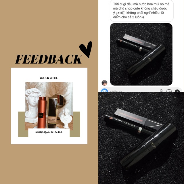 Nước Hoa Mini 20ml 𝐆𝐨𝐨𝐝 𝐆𝐢𝐫𝐥 | BigBuy360 - bigbuy360.vn