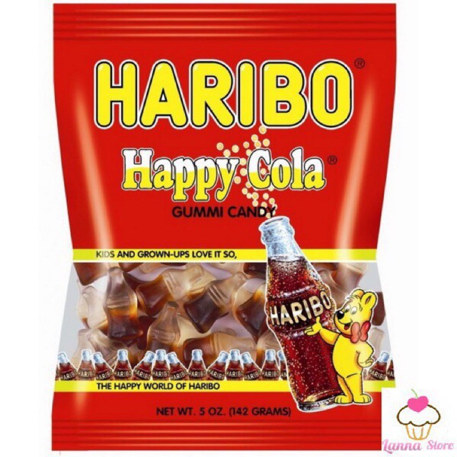 Kẹo dẽo Haribo happy cola (80gr)-Phaokhoc