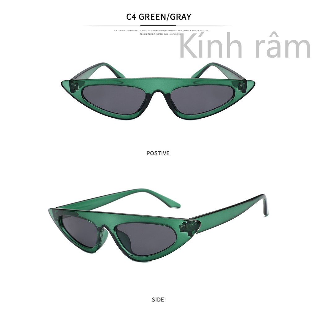 Kính mát mắt mèo phong cách cổ điển cho nữ