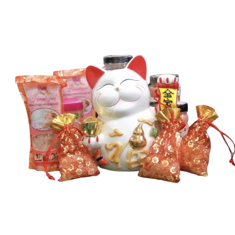 Túi tài lộc muối hồng Mang Lại Bình an