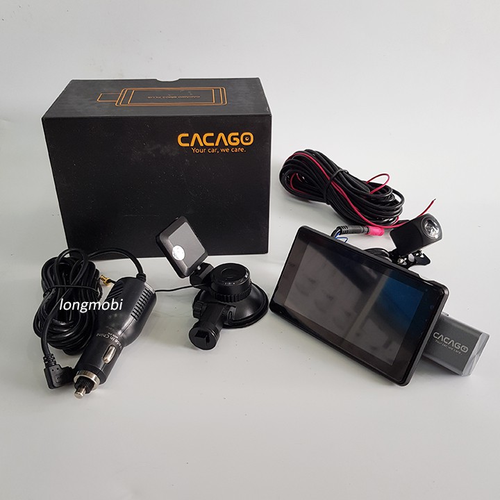 Cacago Bm02 Plus Camera Hành Trình Tích Hợp GPS, Wifi, 3G phát Wifi Kèm Camera Lùi