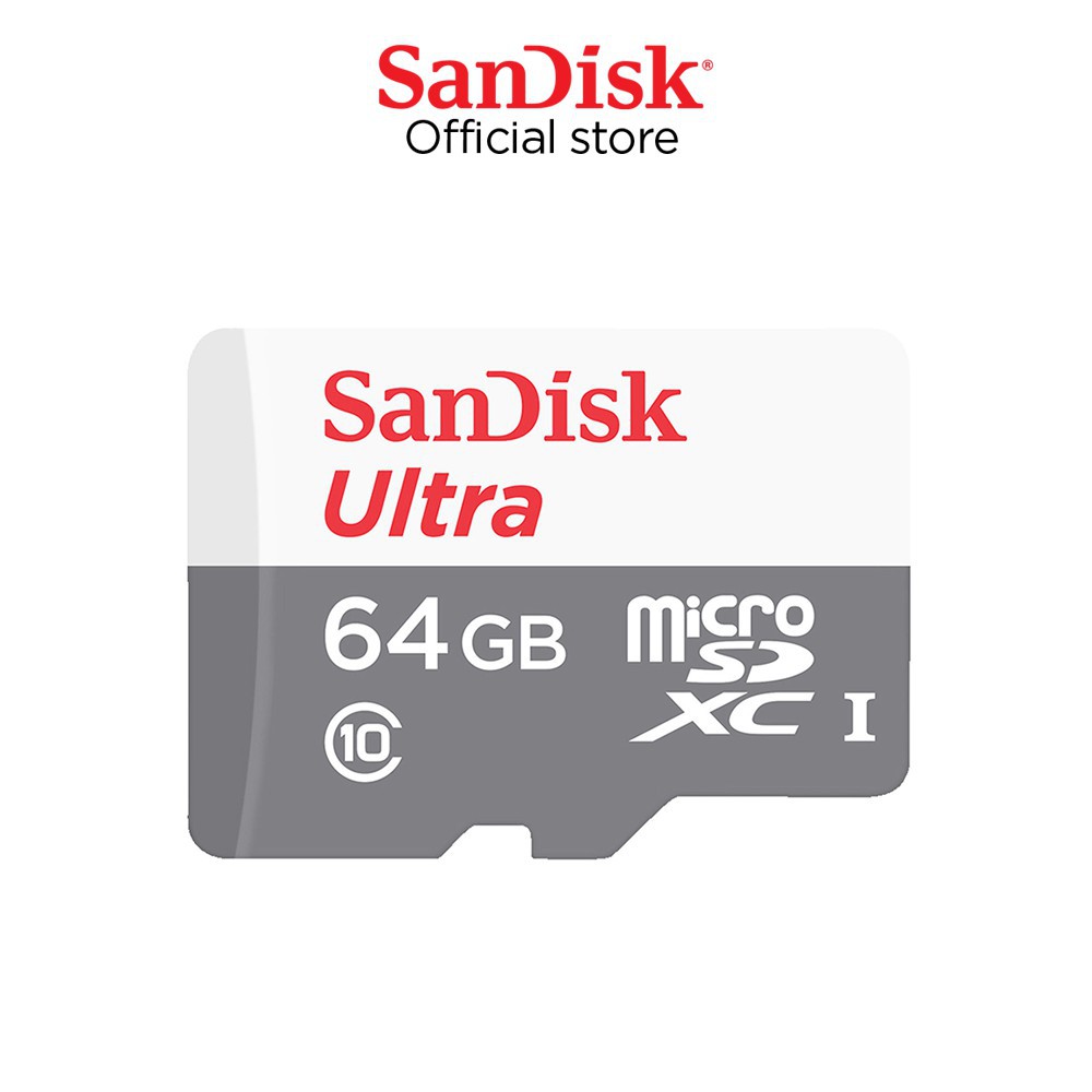 Thẻ nhớ 64gb sandisk micro SDXC Sandisk 64GB Ultra upto 100MB/s 533X UHS-I