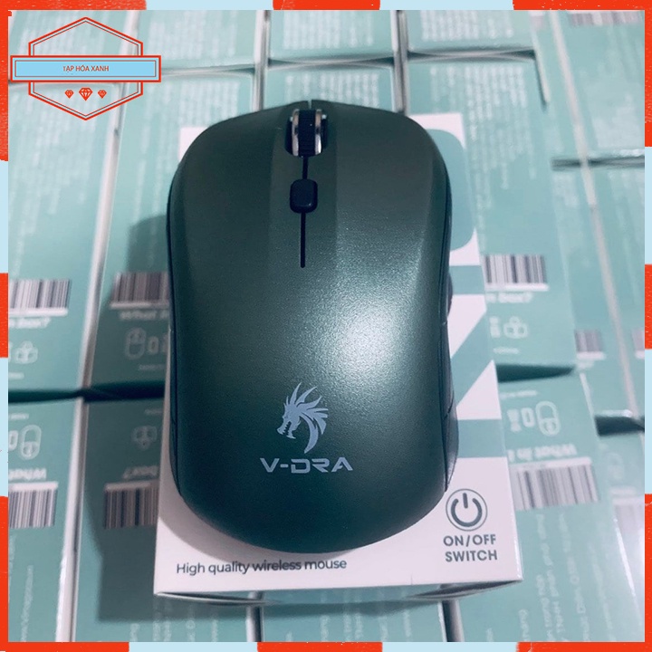 Chuột Máy Vi Tính Laptop PC Gaming Không Dây Chính Hãng VINAGEAR V-DRA K10 Mouse Chơi Game