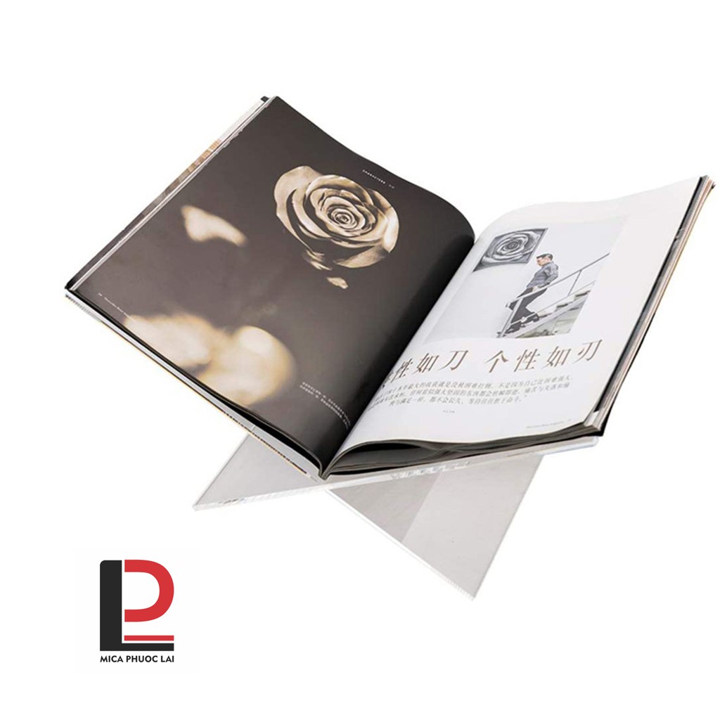 Giá mica trưng bày album ảnh, sách, tạp chí