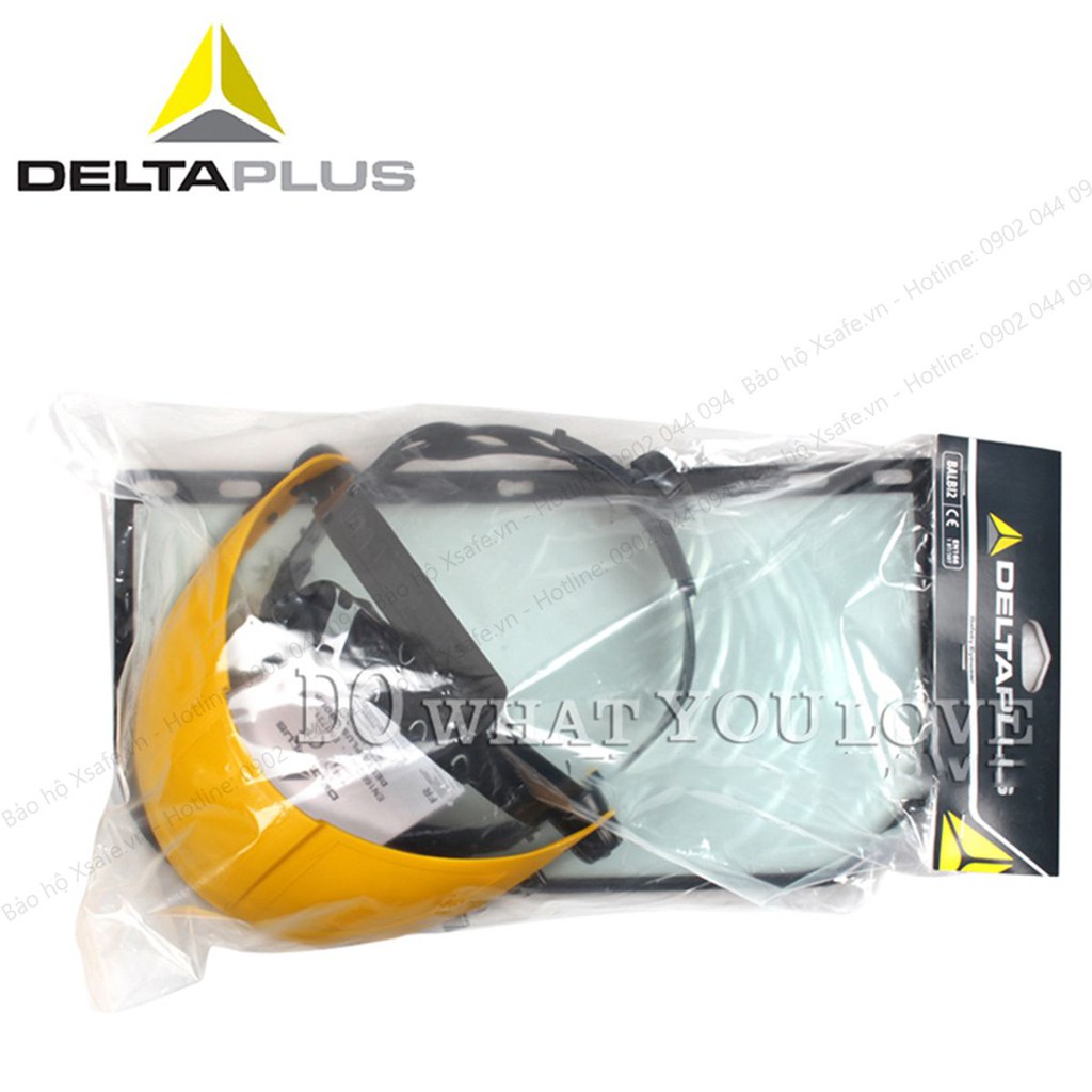 Mặt nạ mài cắt Deltaplus Balbi2 kính bảo hộ chống văng bắn, hóa chất, bảo vệ mắt, mũi, miệng Chính hãng - Xsafe