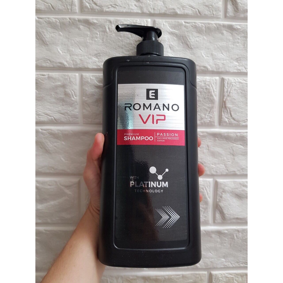Dầu Gội Hương Nước Hoa Cao Cấp Cho Nam Romano VIP 1200g