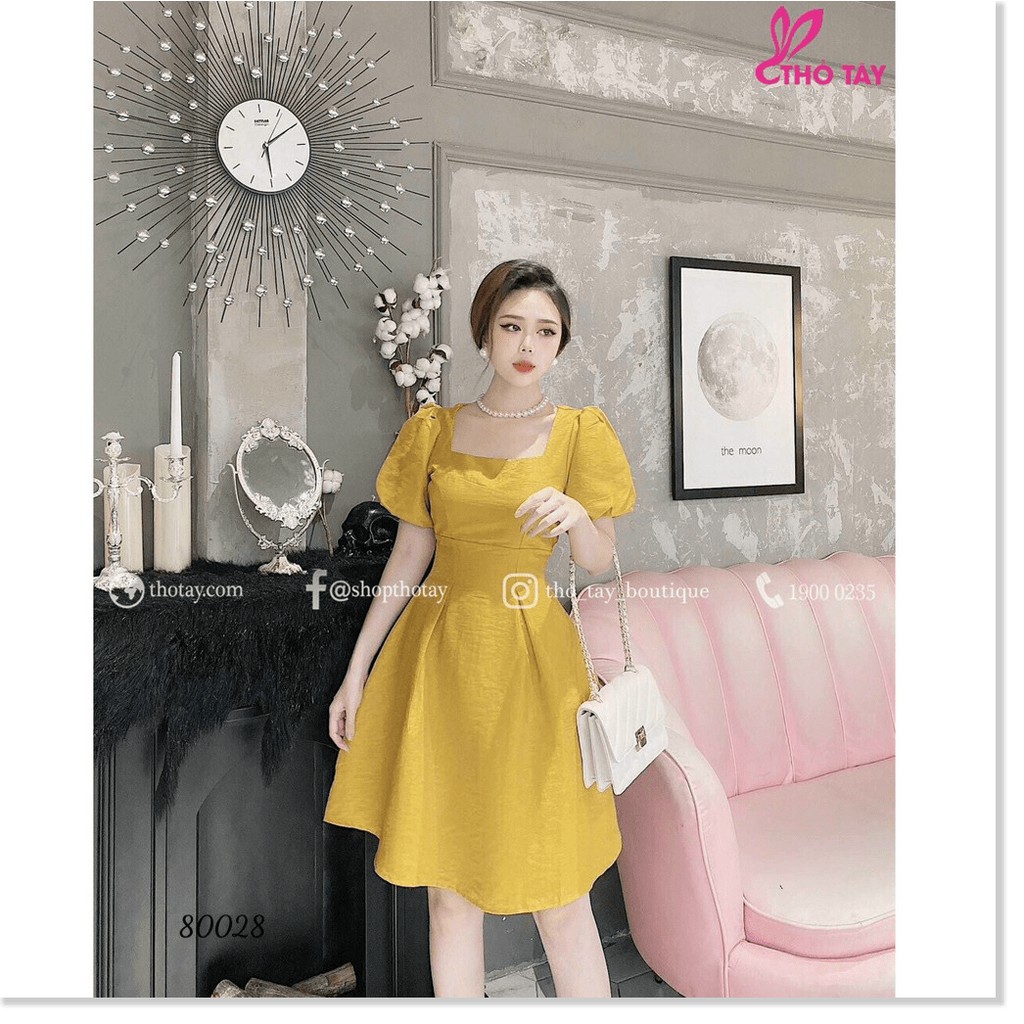 ĐẦM UMI DÁNG XÒE TAY NGẮN HIỆN ĐẠI NHẤT 2021 THỜI TRANG KOKO MI