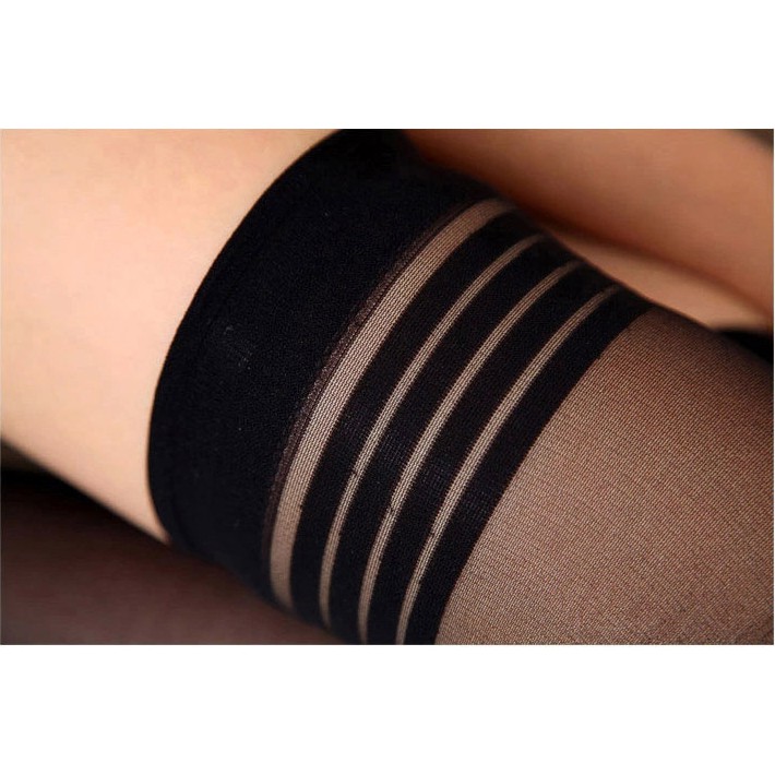 Tất Đùi Trơn Viền Ren -Tất Trơn Dài Qua Gối sexy, co giãn ôm chân - hàng cao cấp