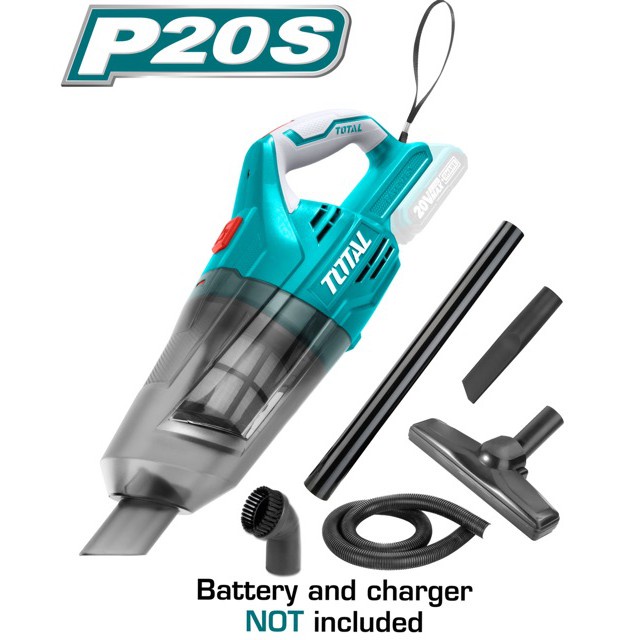 MÁY HÚT BỤI DÙNG PIN 20V TOTAL TVLI2001  HÚT BỤI TOTAL DÙNG PIN  MÁY HÚT BỤI INGCO DCA