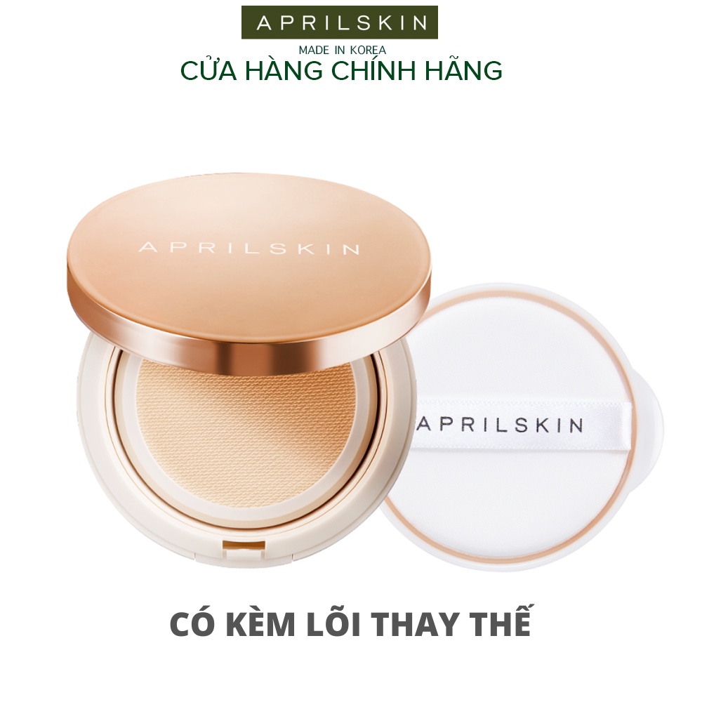 [Tặng kèm lõi] Phấn nước Aprilskin Magic Snow Cushion Fixing Foundation 15g (Version 3.0) | BigBuy360 - bigbuy360.vn