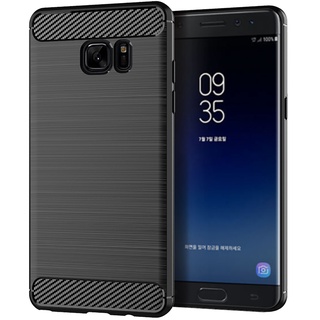Ốp Điện Thoại tpu Silicon Mềm Chống Sốc Họa Tiết Sợi Carbon Cho Samsung Galaxy Note7 Note FE Note Fan Edition