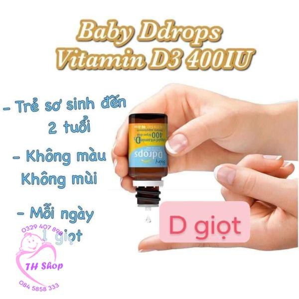 Vitamin D3 Drops Mỹ Dạng Giọt 90 Giọt, Baby Ddrops