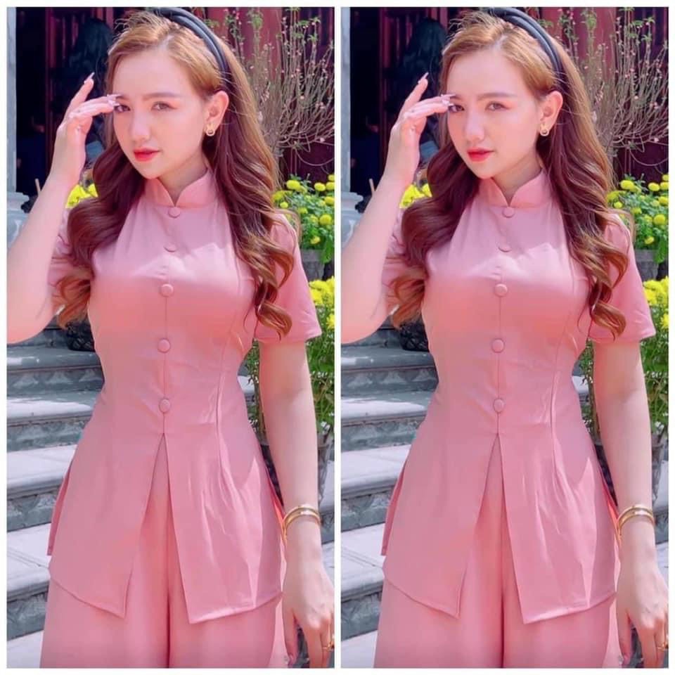 Đồ Lam Lụa Cao Cấp Bọc Cút Thắt Nơ L11