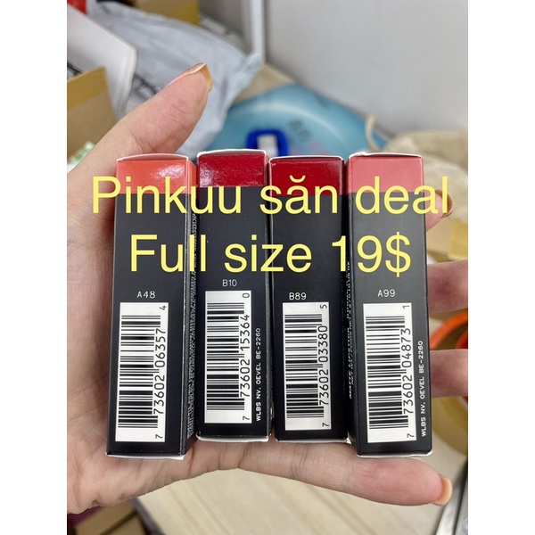 Beauty son săn sale m. a. c , son lì powder kiss, son bóng boxycharm