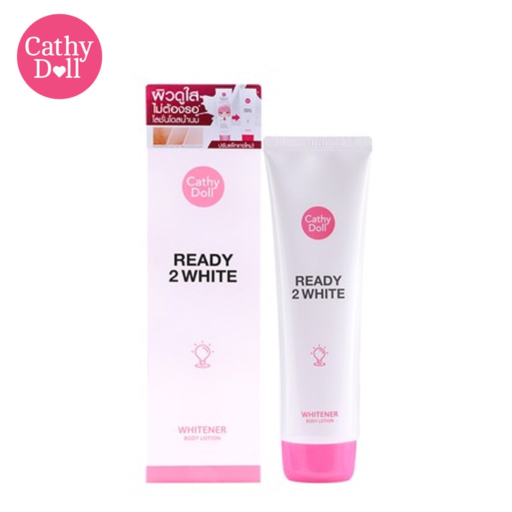 SỮA DƯỠNG THỂ TRẮNG DA READY 2 WHITE WHITENER BODY LOTION CATHY DOLL 150ML