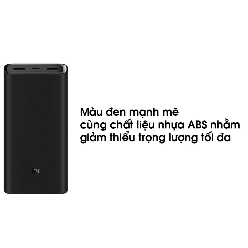 Sạc dự phòng Xiaomi 20000mAh Xiaomi Gen3 2019