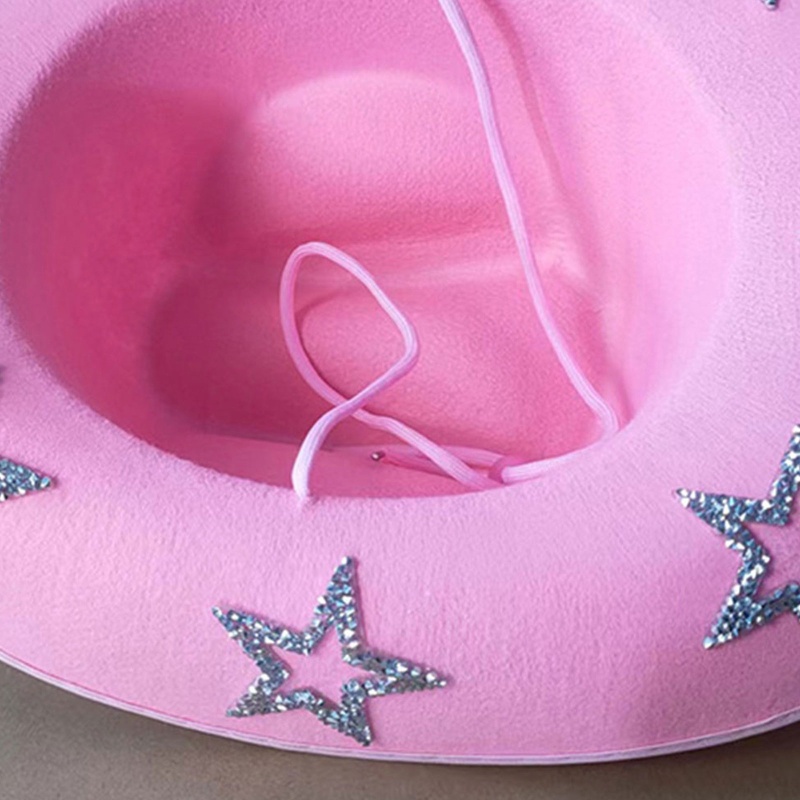 Mũ Cao Bồi Đính Đá Lấp Lánh Cho Nữ