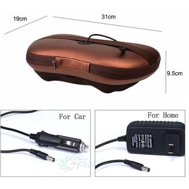 Gối Massage Hồng Ngoại Massage Trị Liệu Đa Chức Năng Có Jack  Dùng Trên Ô Tô.