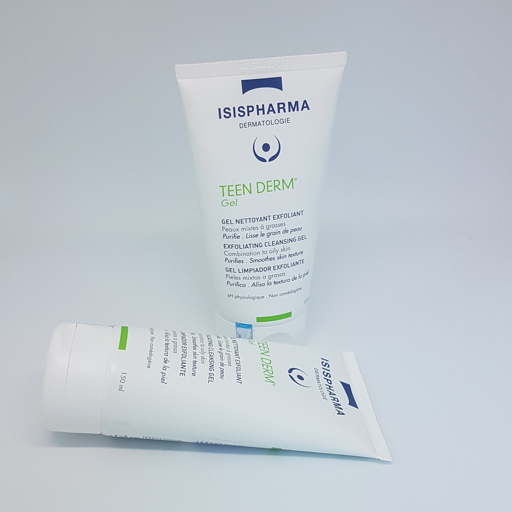 Teen Derm Gel Isis Pharma Sữa Rửa Mặt Giảm Nhờn, Ngừa Mụn 40mL/150Ml <Chính hãng> | BigBuy360 - bigbuy360.vn