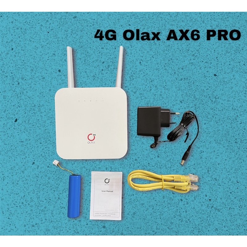 Bộ phát Wifi 4G Olax AX6 Pro 300Mbps. Hỗ trợ 32 User