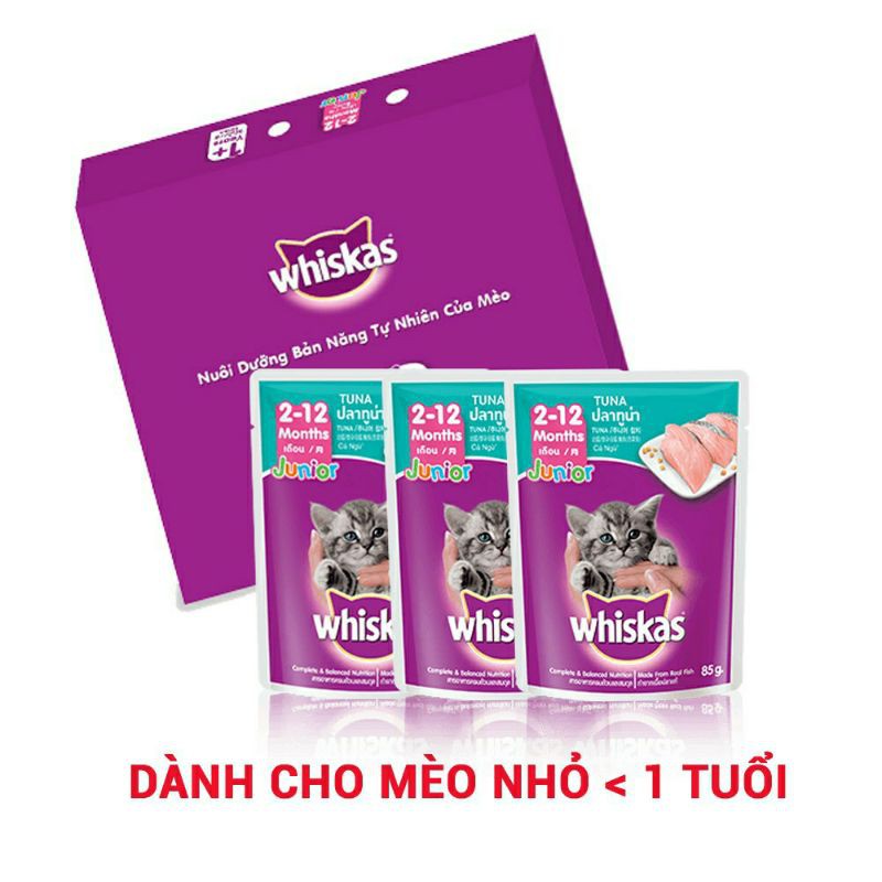 Pate mèo con whiskas 80g whiskas pate