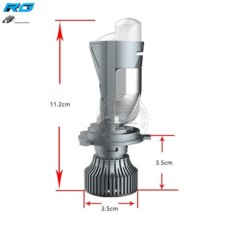 Đèn Pha Bi Cầu Gắn Pha Như Zin 50W Siêu Sáng Cắt Đẹp, Không Chói Mắt Mẫu Mới