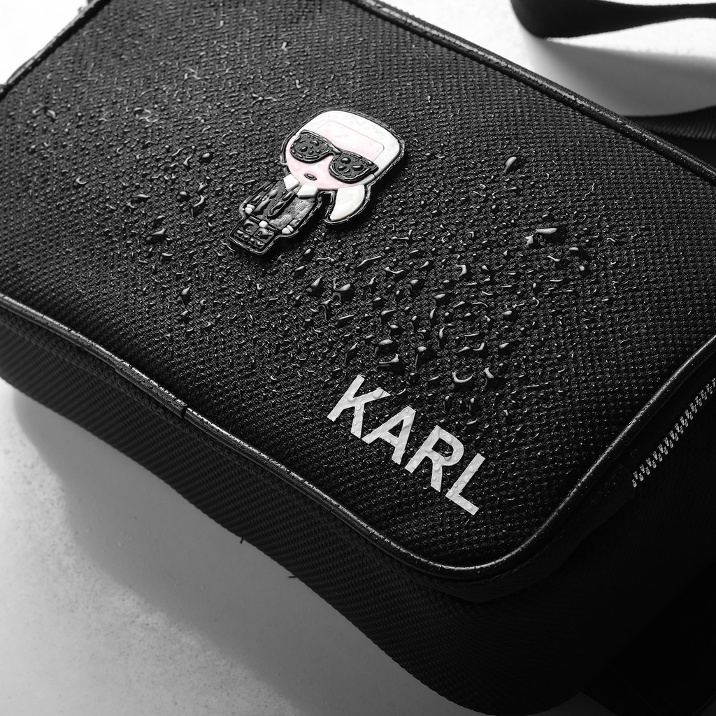 TÚI ĐEO CHÉO KARL LAGERFIELD 2022 Chất liệu si chống thấm nước,Logo cao su chính hãng