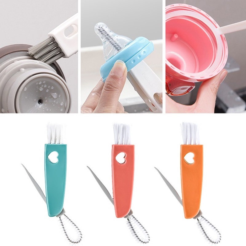 Cọ Vệ Sinh Ly Tách Đa Năng 3 Trong 1 Tiện Dụng