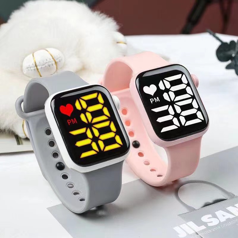 Đồng Hồ Thông Minh Chống Thấm Nước Thời Trang Mới Cho Nam Và Nữ Có Cảm Ứng Vuông