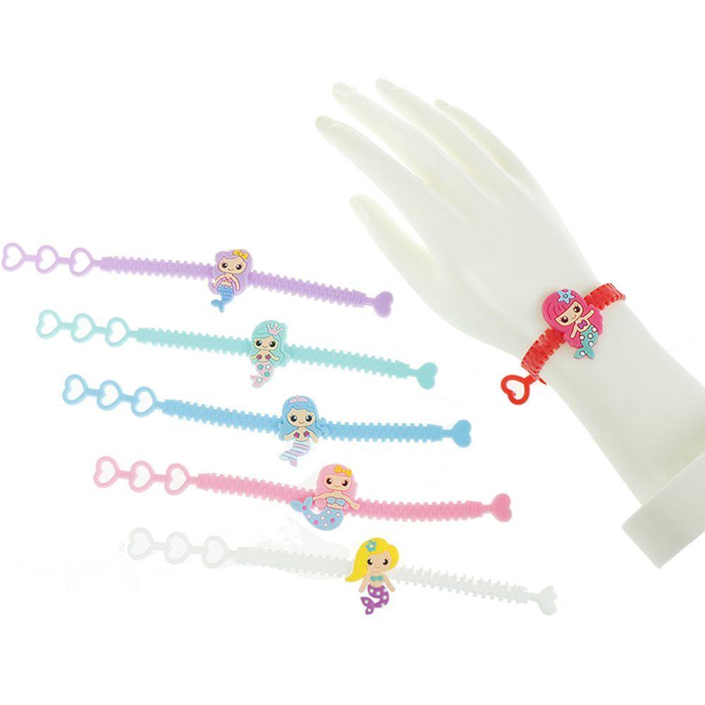 Vòng Đeo Tay Hình Nàng Tiên Cá Nhiều Màu Xinh Xắn Cho Bé