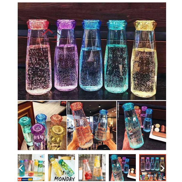 [Rẻ vô địch] Chai nước thủy tinh cao cấp đựng nước hoa quả, sinh tố, nước ép trái cây Diamond 480ml , hàng loại 1 | BigBuy360 - bigbuy360.vn