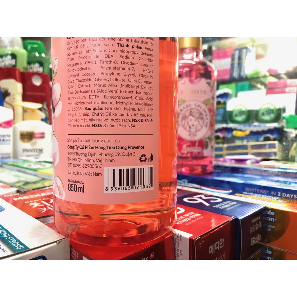 SỮA TẮM PURITE HOA ANH ĐÀO - HOA HỒNG 850ML | BigBuy360 - bigbuy360.vn