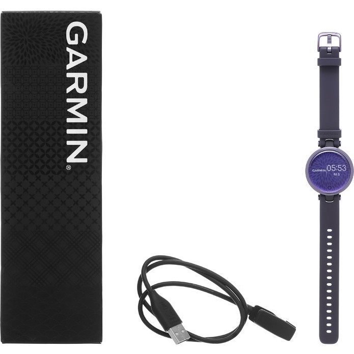 Đồng hồ thông minh Garmin Lily Tím kháng nước 5ATM đo nồng độ SPO2 màn hình LCD 1.0&quot; - Chính hãng BH 12 tháng