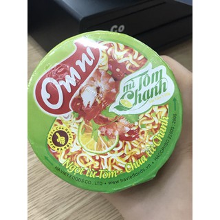 Mì Ly Tôm Chanh Omni Ly 65g