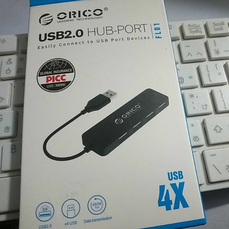 Bộ chia Usb 2.0 4 cổng ORICO FL01 - Bảo Hành 12 tháng