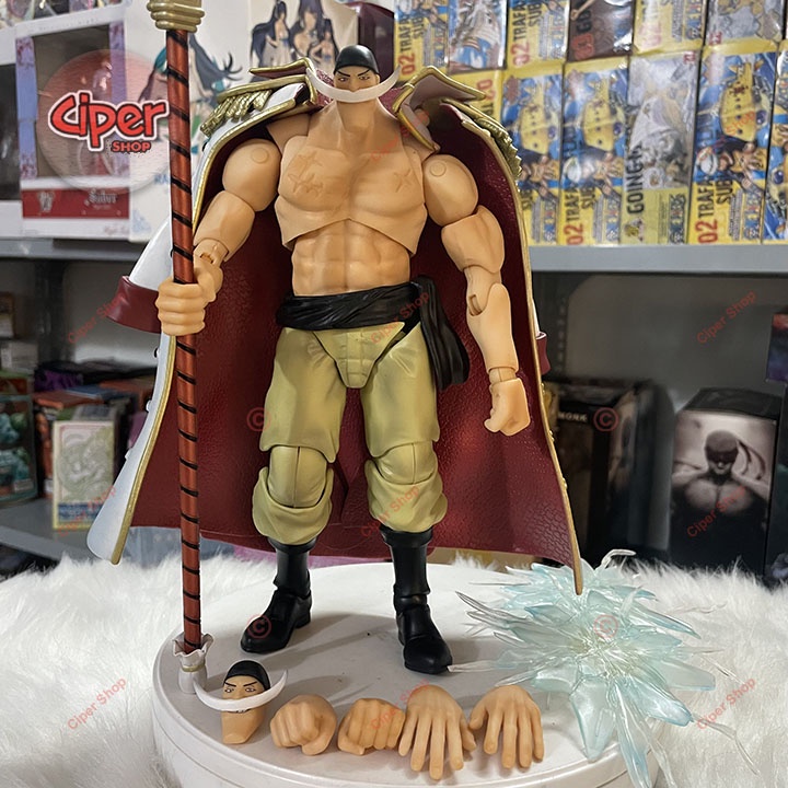 Mô hình Bố Già Râu Trắng Có Khớp - Mô hình One Piece - Figure Edward Newgate SHF