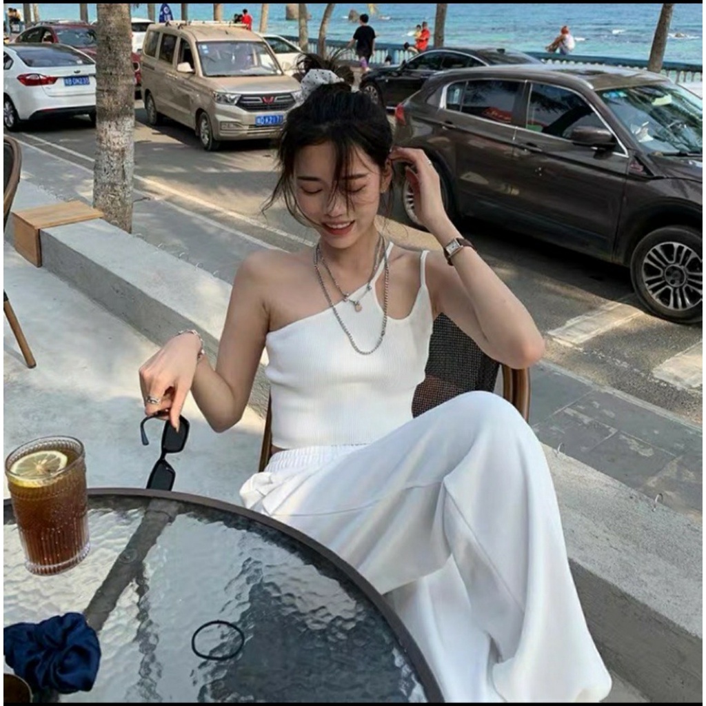 Áo Hai Dây 🌸FREESIZE🌸 Chất Đẹp, Vải Thun Cotton Co Giãn Tốt, Dáng Ôm, Có Thể Điều Chỉnh Tự Do