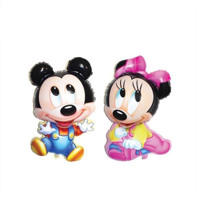 Bong bóng Tráng Nhôm hình Chuột, Mèo , Siêu Nhân, Siêu Anh Hùng, Ngựa Một Sừng Bong bóng trang trí sinh nhật hoạt hình