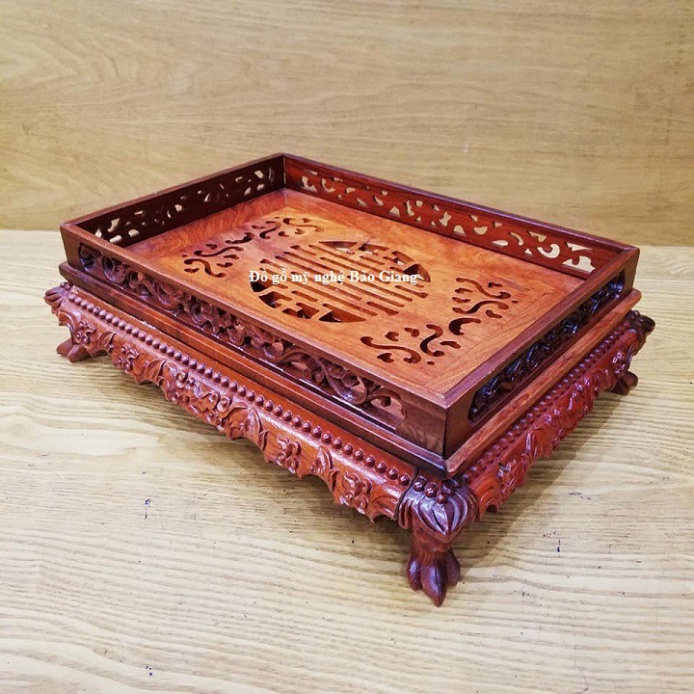 Khay chè gỗ hương ta