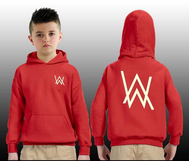 Áo Hoodie In Hình Alan Walker Thời Trang Dành Cho Trẻ Nhỏ