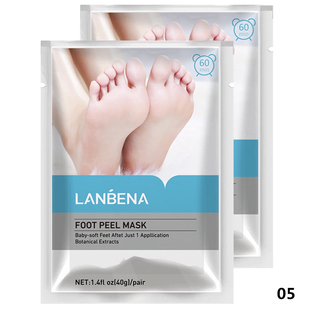 [Hàng mới về] Cặp mặt nạ dưỡng ẩm bàn tay/bàn chân hỗ trợ tẩy tế bào chết và chăm sóc da dành cho bạn nữ