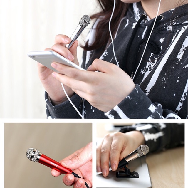 Micro Hát KARAOKE Remax Cho Điện Thoại ANDROID
