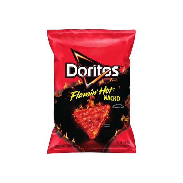 Bánh Snack hiệu Doritos Flamin Hot Nacho 11oz - Hàng nhập USA