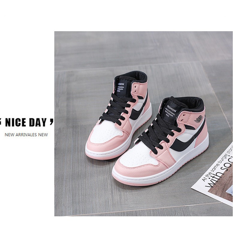 Giày nữ sneaker, giày nữ thể thao bóng rổ cao cổ hot trend 2022 BM006 | BigBuy360 - bigbuy360.vn